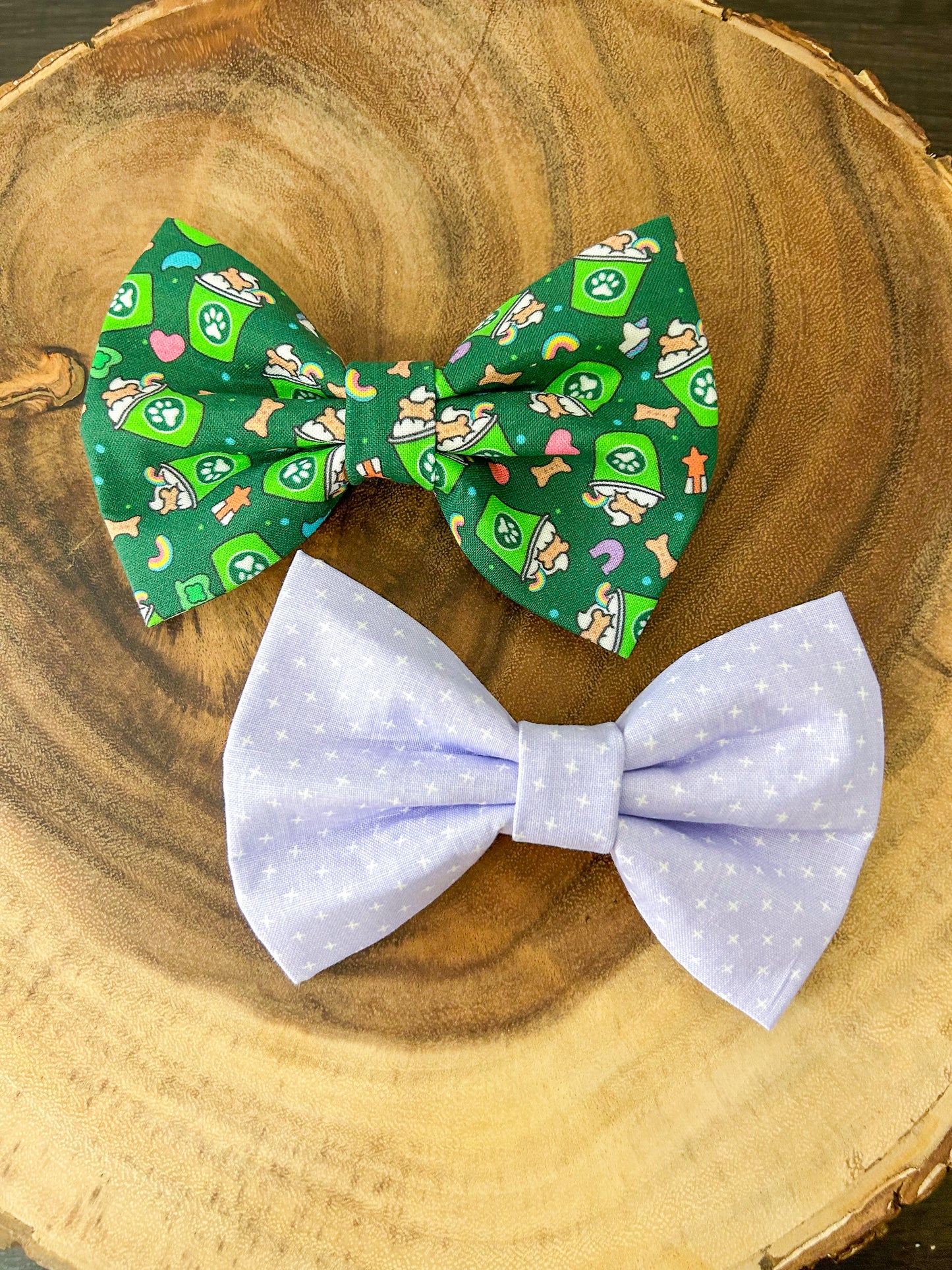 Lucky Pup Cups Bow Tie