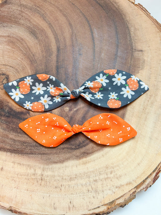 Pumpkins Knot Bow