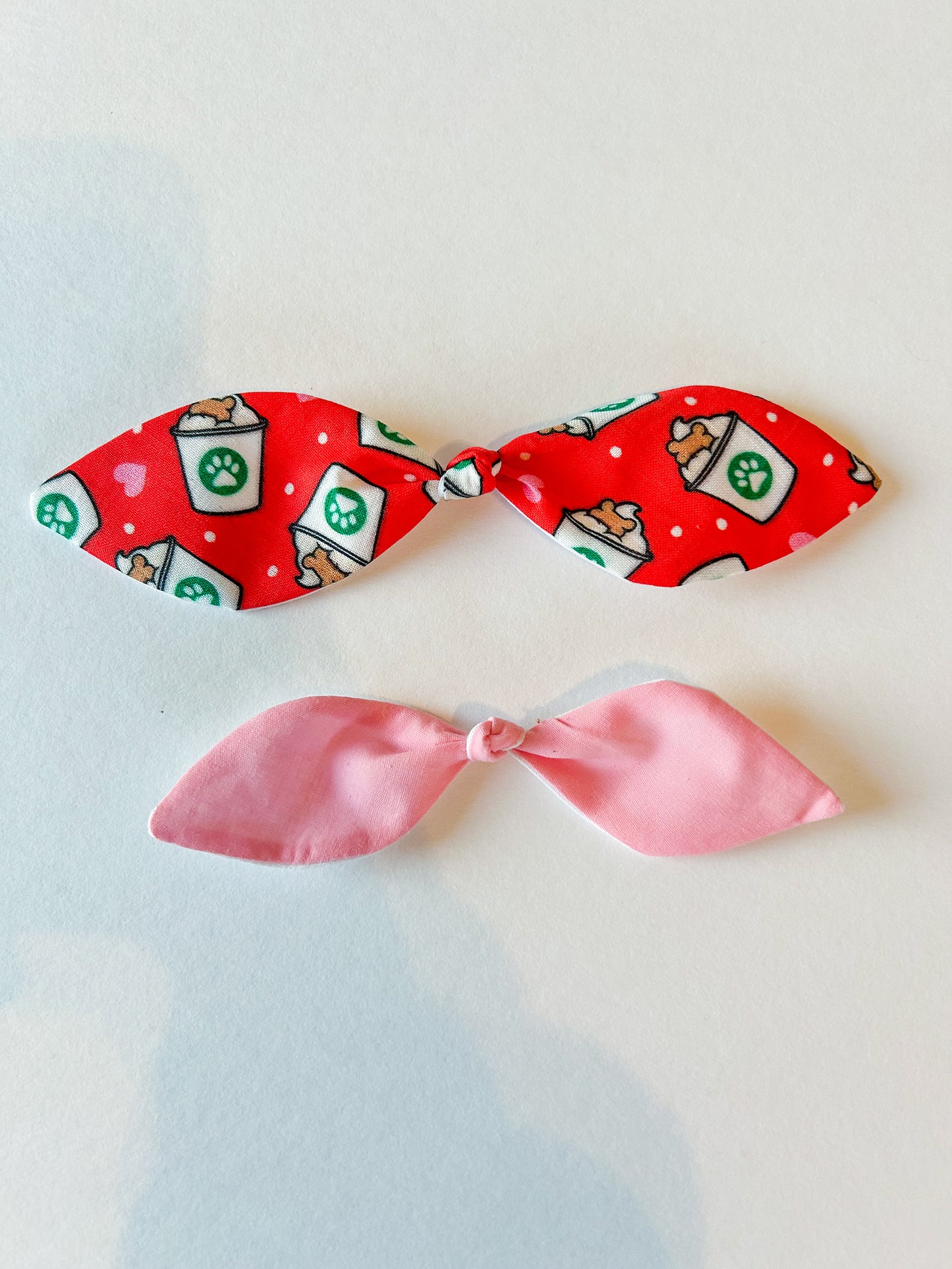 Pup Cup Lover Knot Bow