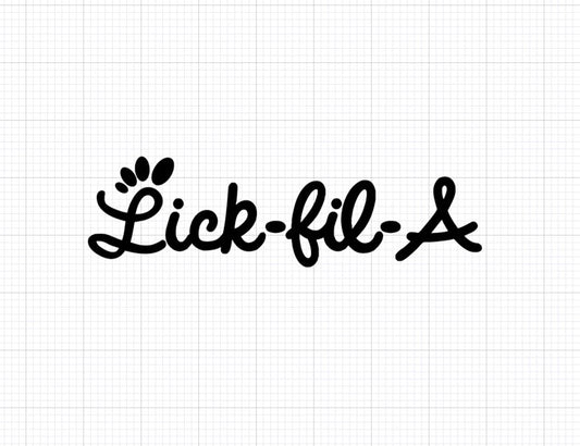 Lick-fil-A Vinyl Add-on