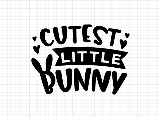 Cutest little bunny Vinyl Add-on