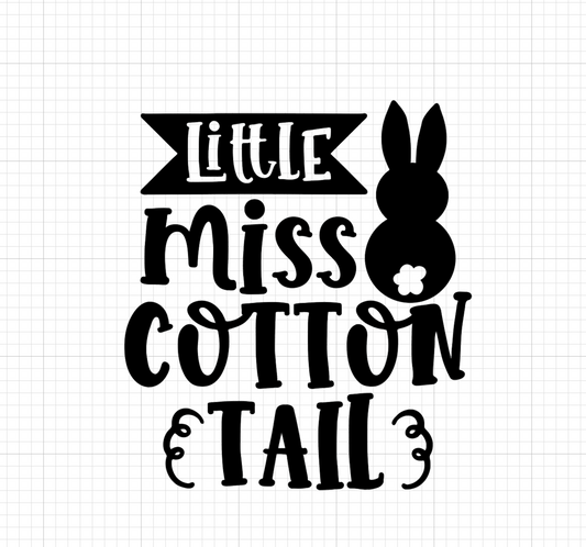 Little Miss Cotton Tail Vinyl Add-on