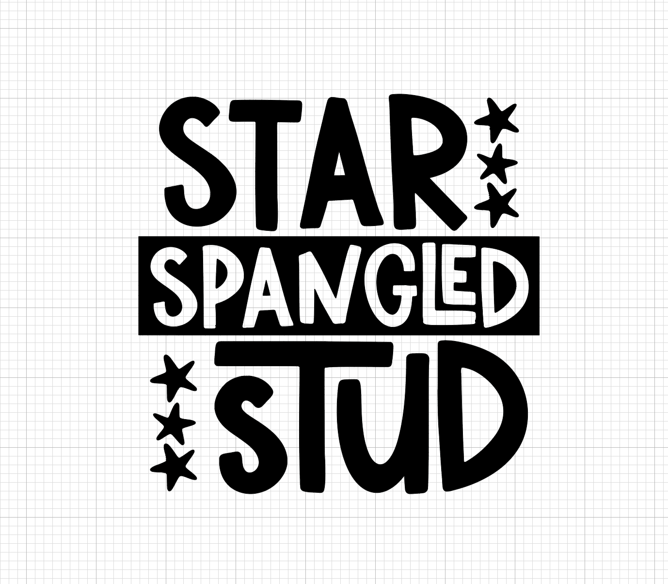 Star Spangled Stud Vinyl Add-on