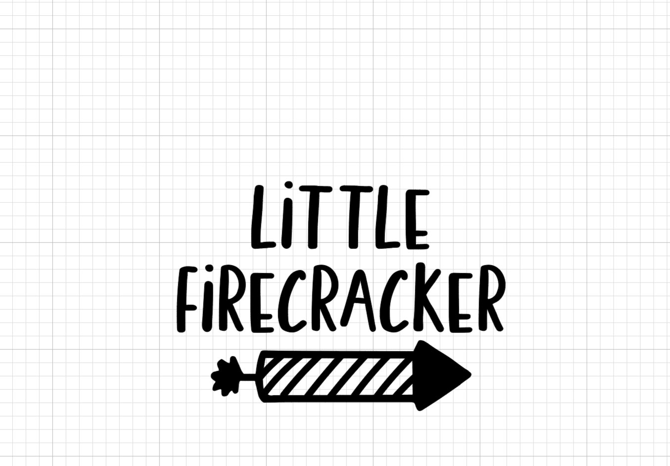 Little Firecracker Vinyl Add-on