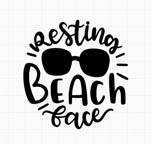 Resting Beach Face Vinyl Add-on