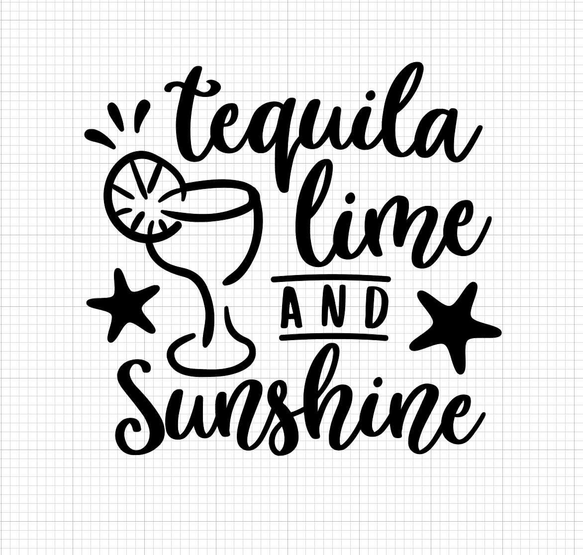 Tequilla Lime and Sunshine Vinyl Add-on