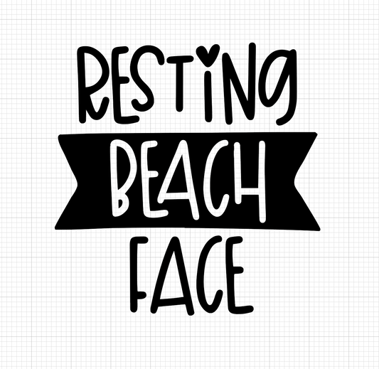 Resting Beach Face Vinyl Add-on