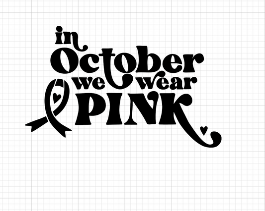 In October we wear Pink Vinyl Add-on
