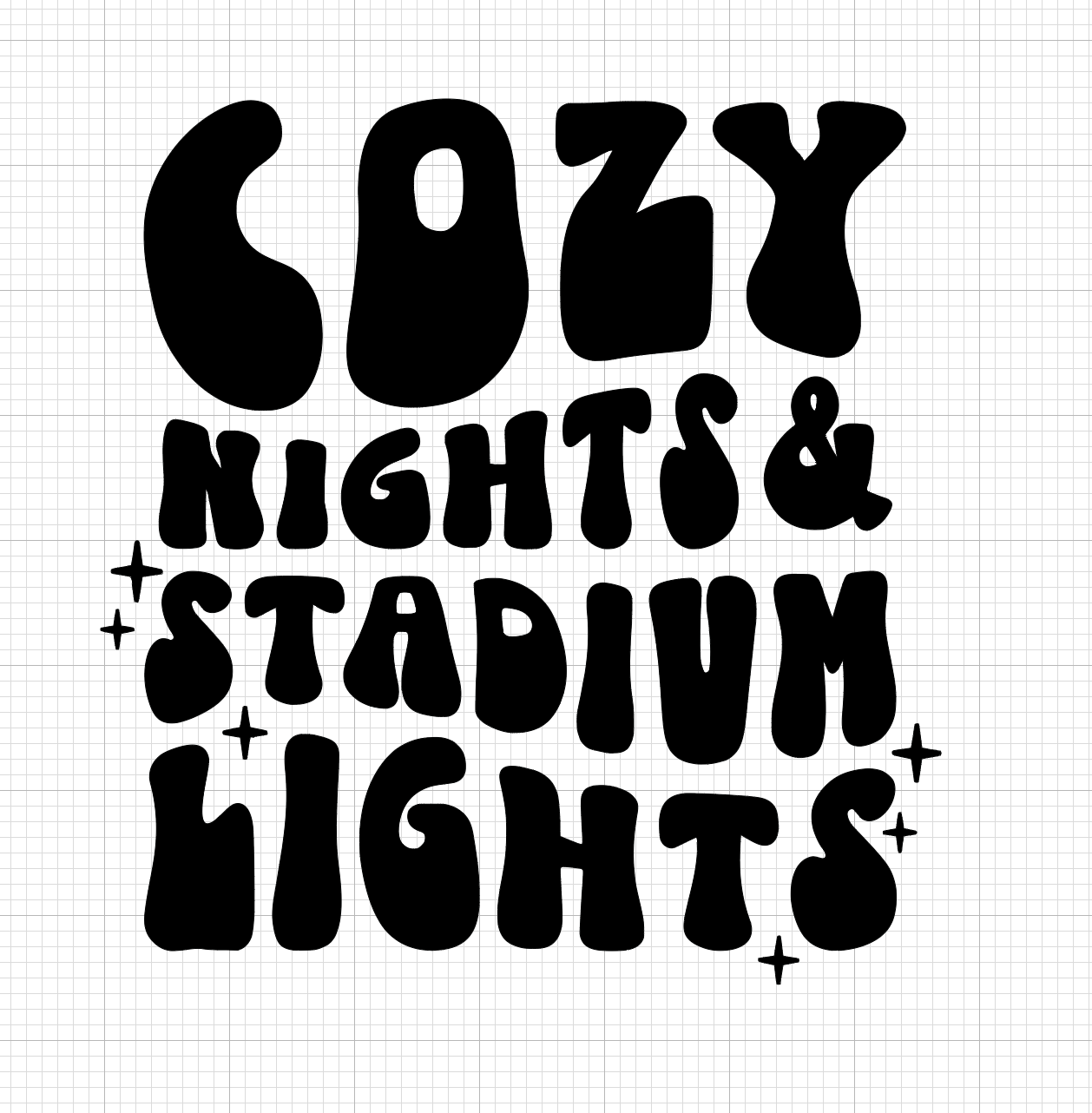 Cozy nights and Stadium Lights Vinyl Add-on