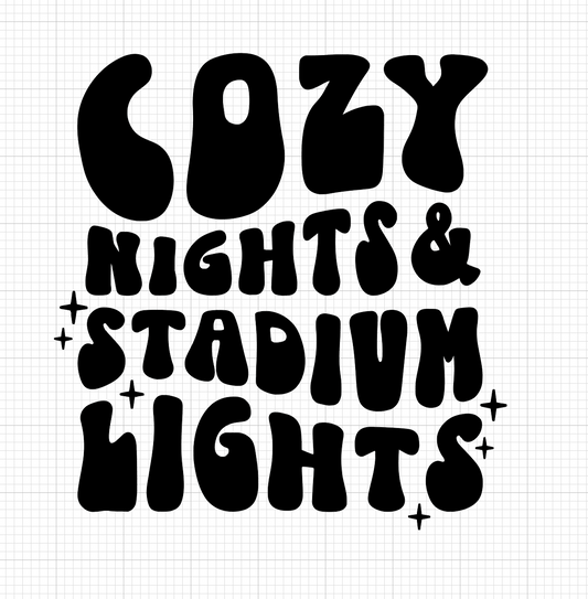 Cozy nights and Stadium Lights Vinyl Add-on
