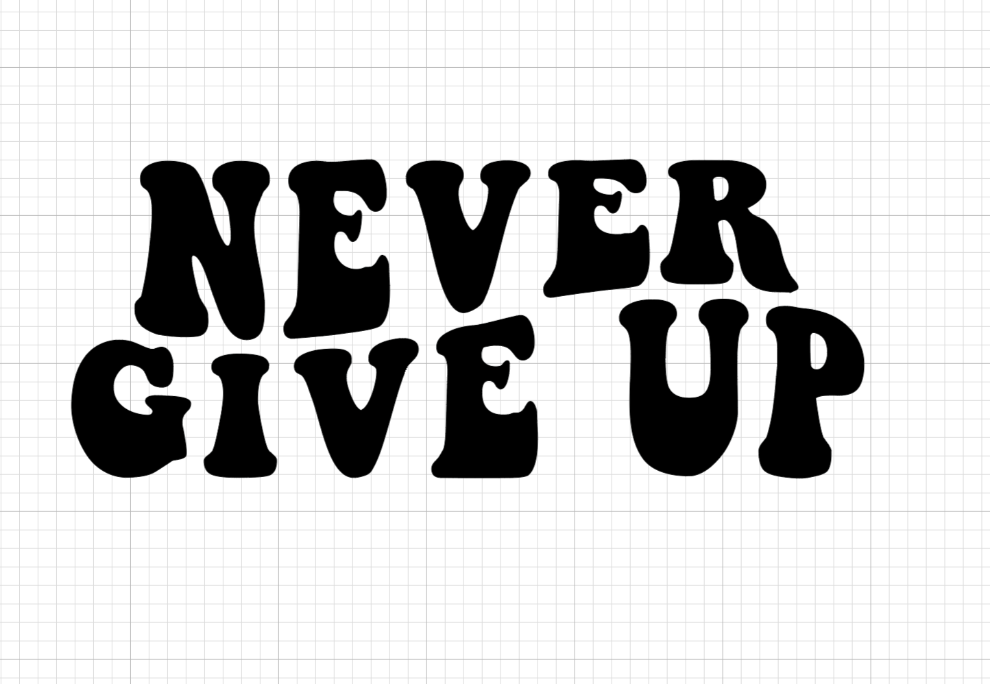 Never Give Up Vinyl Add-on