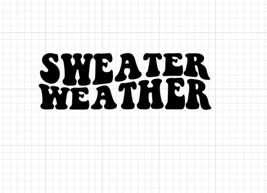 Sweater Weather Vinyl Add-on