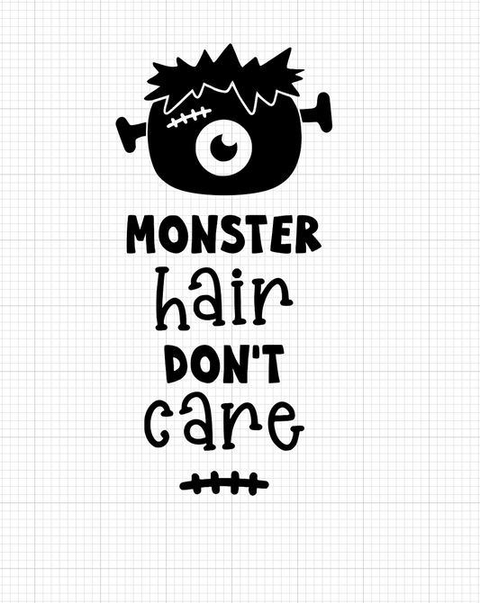Monster hair don't care Vinyl Add-on