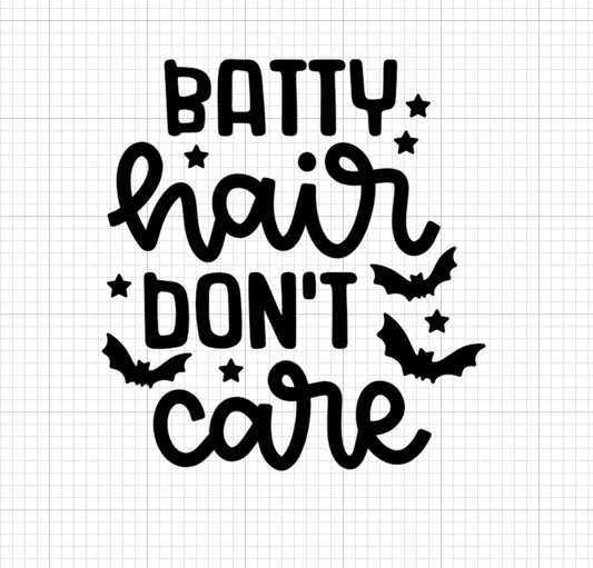 Batty hair don't care Vinyl Add-on