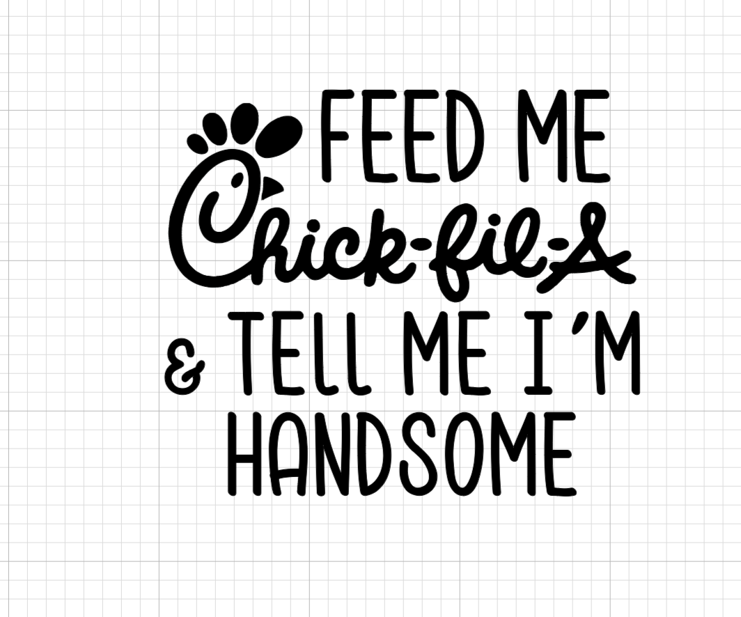 Feed me Chicken Handsome Vinyl Add-on