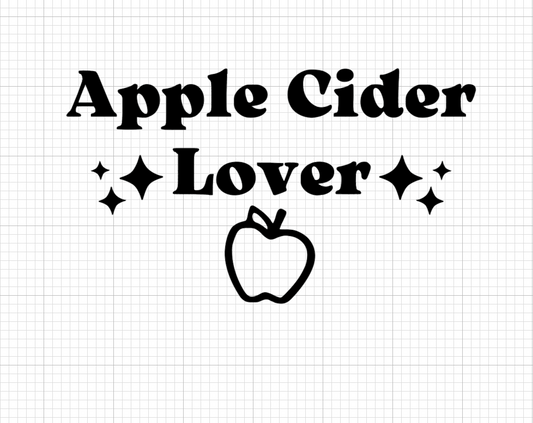 Apple Cider Lover Vinyl Add-on