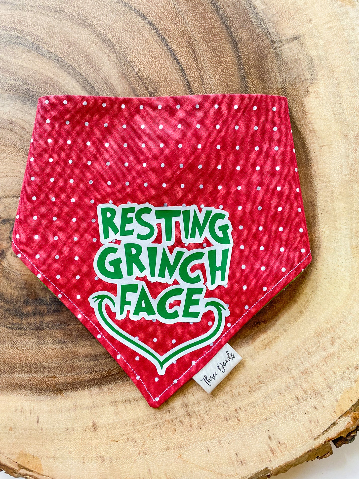 Resting Grinch Face Smile Vinyl Add-on
