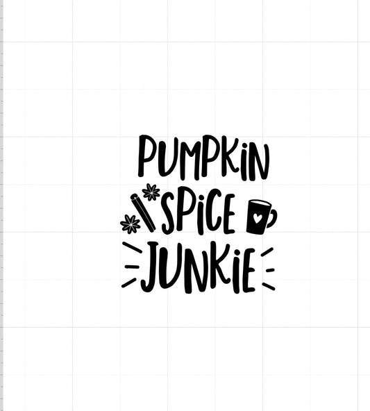 Pumpkin Spice Junkie Vinyl Add-on