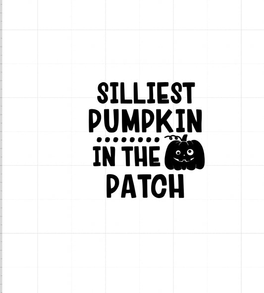 Silliest pumpkin in the patch Vinyl Add-on