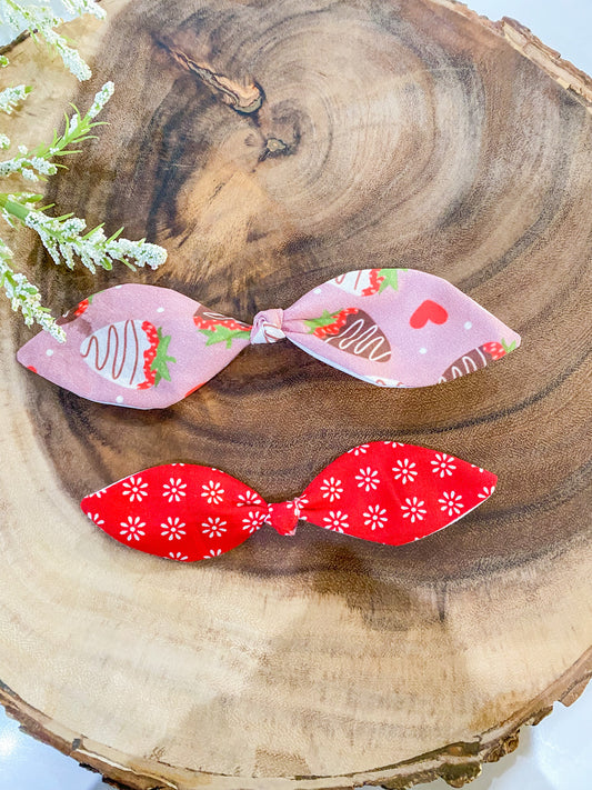 Berry Love Knot Bow