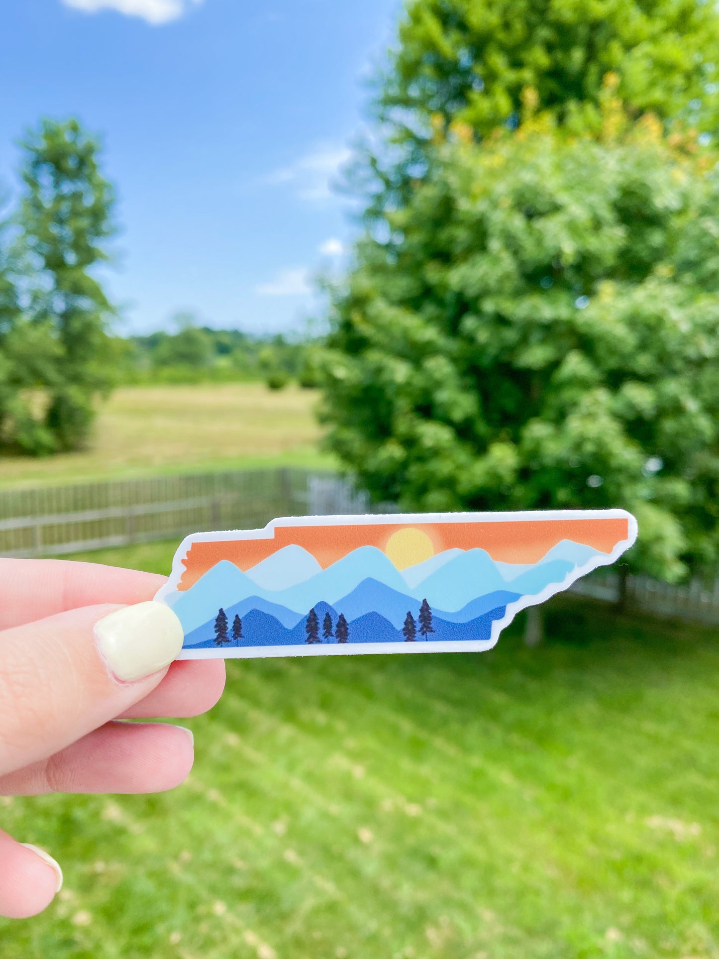 TN Mountains Sticker