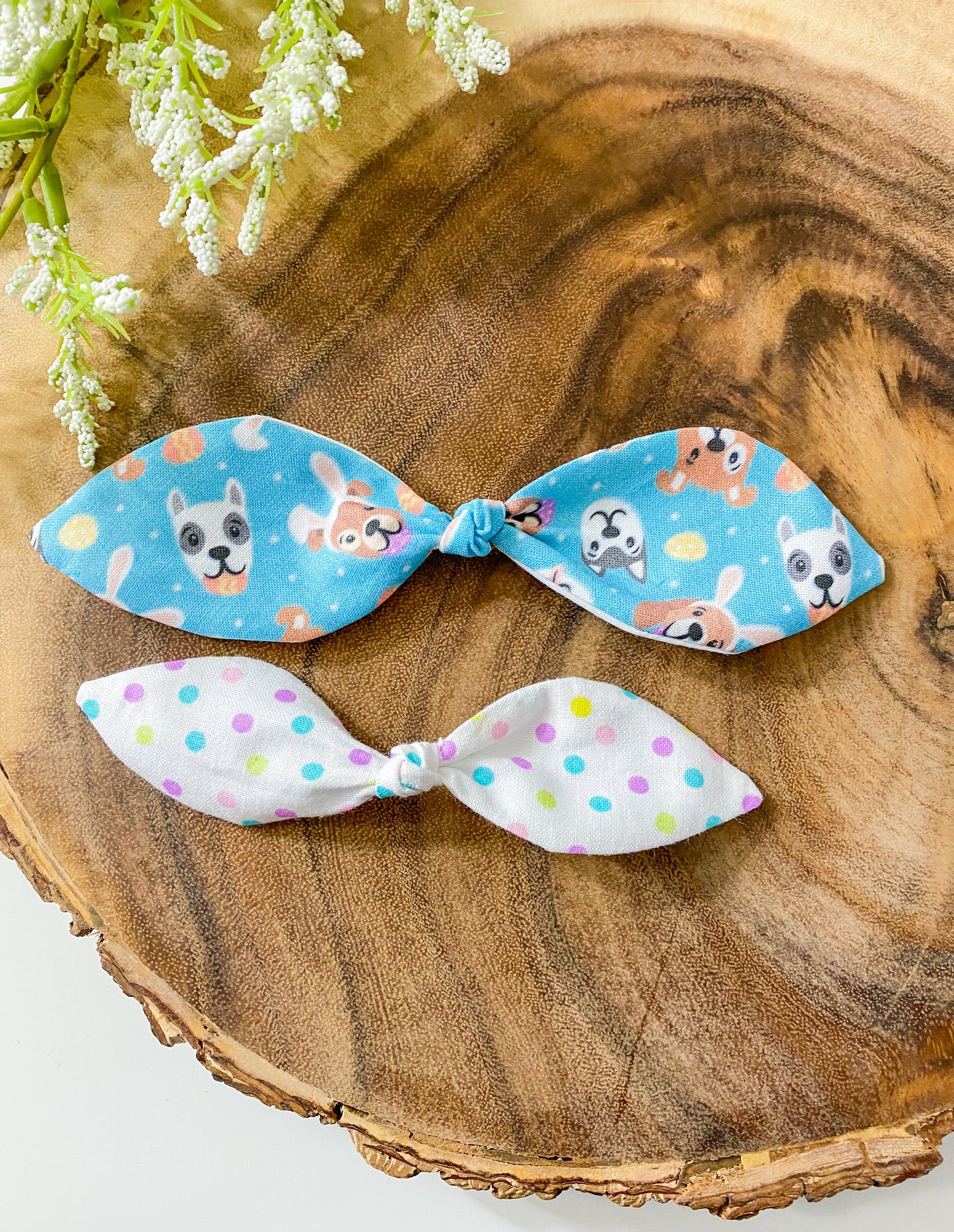Easter Dogs Knot Bow
